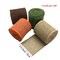 Burlap Wired Ribbon Rolls, Wrapping Burlap Ribbon Natural Orange Brown Olive Green Jute, for Christmas Crafts Decoration Wedding Floral Bows Trims Craft 13.2 Yards 2.4 Inch